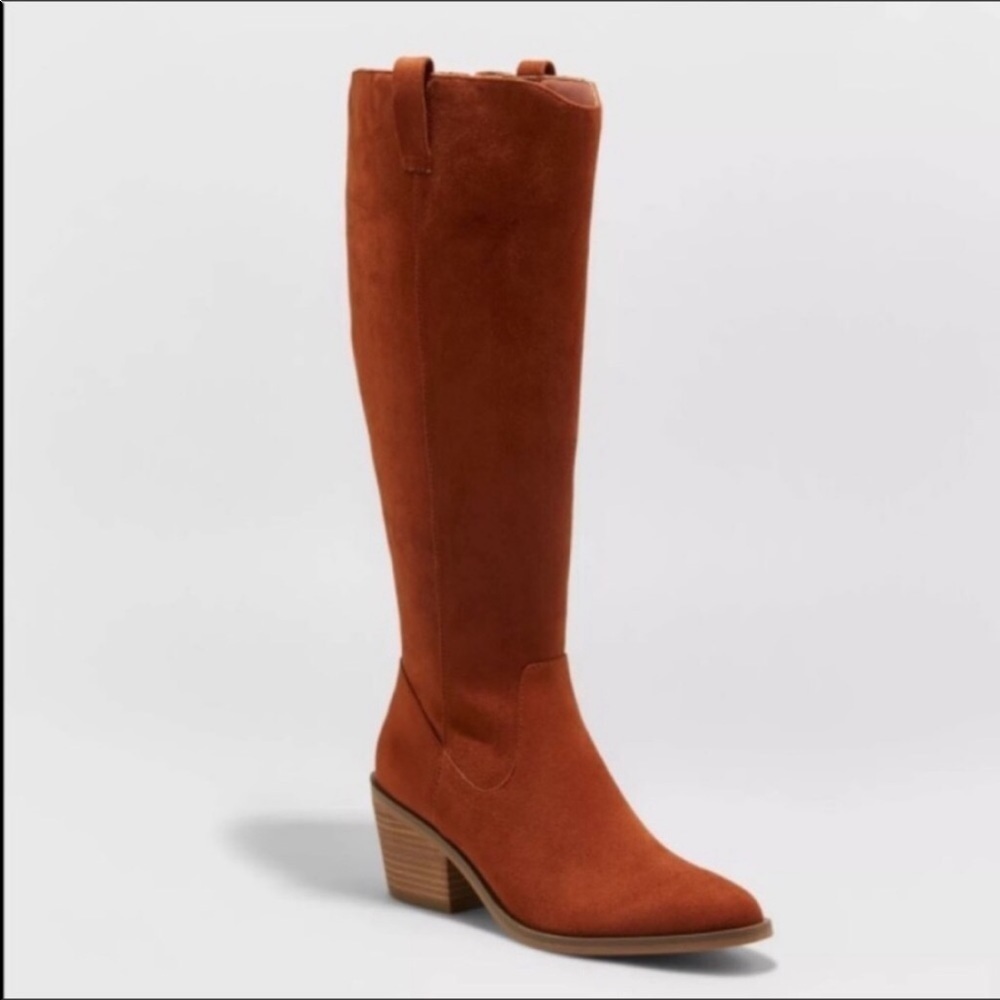 Women's Barb Tall Western Memory Foam Boots Universal Thread nwt